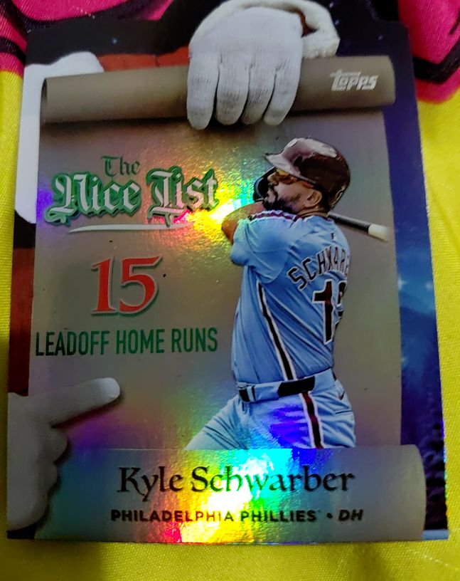 2025 Topps Holiday #MNL-10 Kyle Schwarber — front