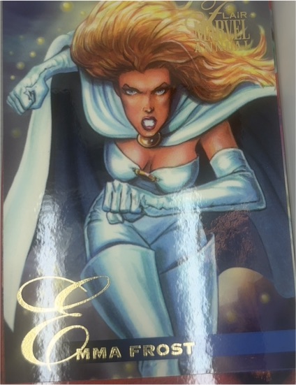 1995 Flair Marvel Annual #12 Emma Frost — front