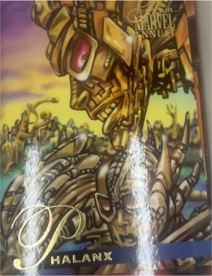 1995 Flair Marvel Annual #22 Phalanx — front