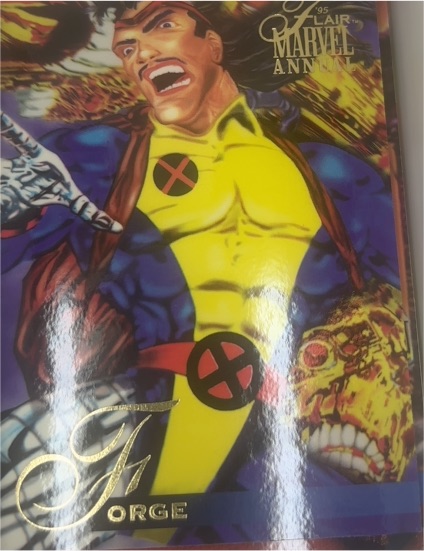 1995 Flair Marvel Annual #29 Forge — front