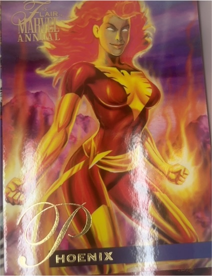 1995 Flair Marvel Annual #32 Phoenix — front