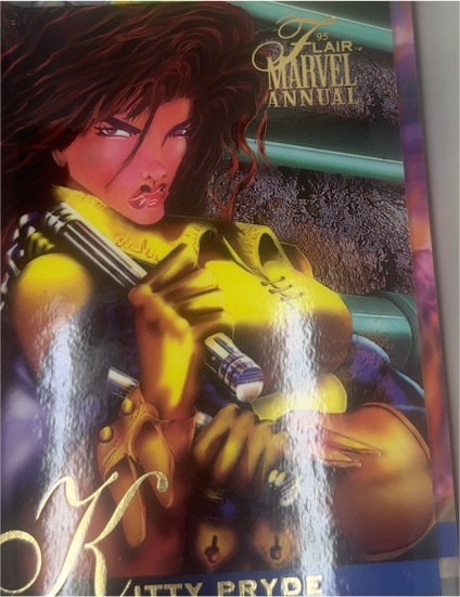 1995 Flair Marvel Annual #36 Kitty Pryde — front