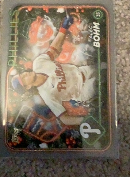 2024 Topps Holiday #H128 Alec Bohm — front