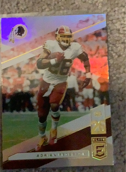 2019 Donruss Elite #95 Adrian Peterson Washington Redskins — front