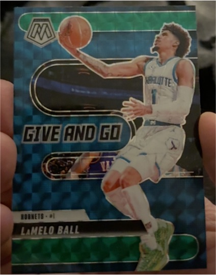 2024-25 Panini Mosaic #13 LaMelo Ball Give And Go — front
