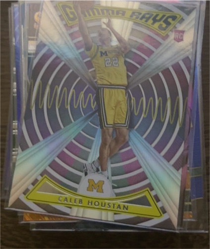 2022 Panini Chronicles Draft Picks Gamma Rays #ZG-CHO Caleb Houstan — front