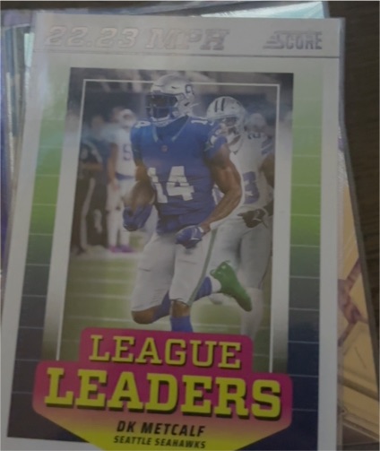 2024 Score League Leaders #LL-DMF DK Metcalf — front