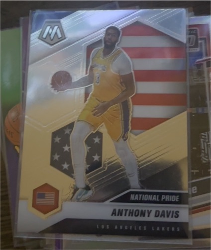 2020-21 Panini Mosaic #250 Anthony Davis National Pride — front