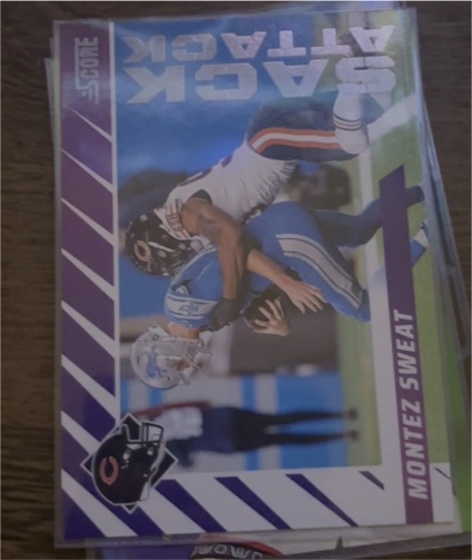2024 Score #5 Montez Sweat Sack Attack — front
