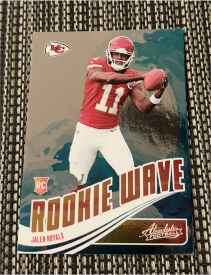 2025 Panini Absolute Football Rookie Wave #RW-JRS Jalen Royals — front