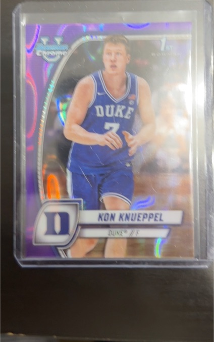 2024 Bowman Chrome University #48 Kon Knueppel — front