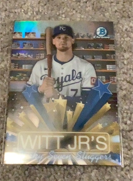 2025 Bowman Chrome Hobby Stars #HS-8 Bobby Witt Jr — front