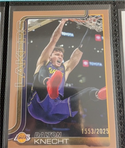 2025-26 Topps #153 Dalton Knecht — front