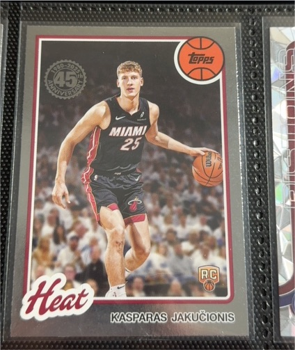 2025-26 Topps #80BK-66 Kasparas Jakučionis — front