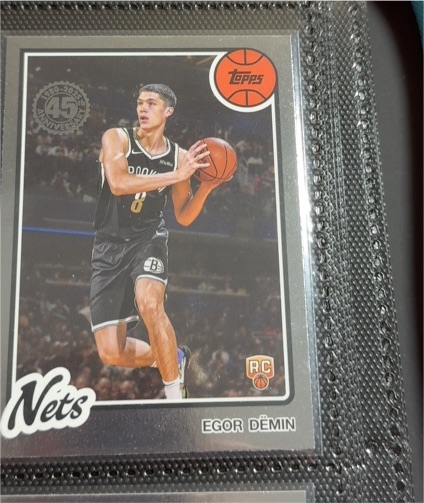 2025-26 Topps Basketball #80BK-55 Egor Demin — front