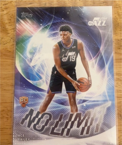 2025-26 Topps #NL-5 Ace Bailey No Limit — front