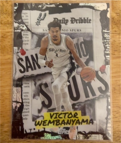 2025-26 Topps Basketball Daily Dribble #DD-11 Victor Wembanyama — front