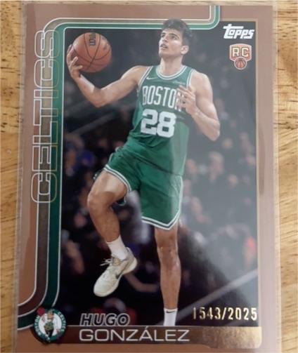2025-26 Topps Basketball #228 Hugo Gonzalez — front