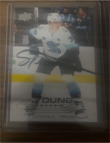 2025-26 Upper Deck Series 1 #209 Jani Nyman Young Guns — front