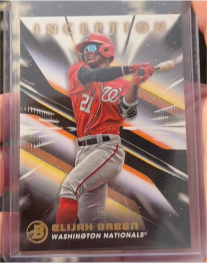 2023 Bowman Inception #21 Elijah Green — front