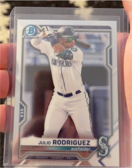 2021 Bowman Chrome Prospects #BCP-86 Julio Rodriguez — front
