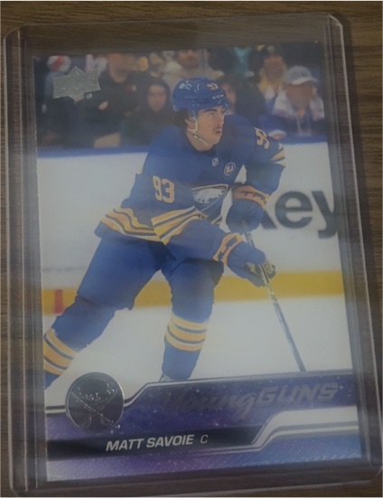2023-24 Upper Deck Young Guns #729 Matt Savoie — front