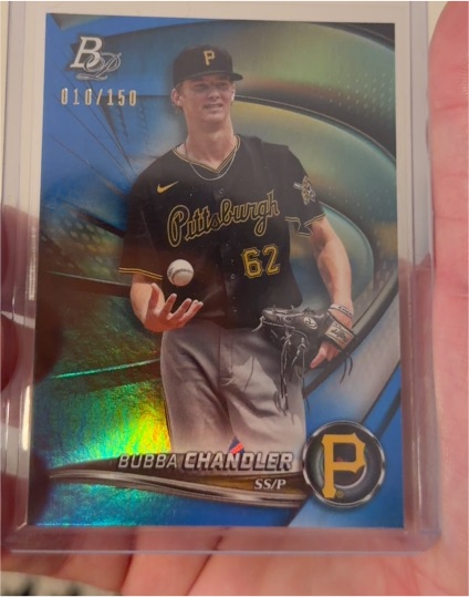 2022 Bowman Platinum Top Prospects #TOP-17 Bubba Chandler — front