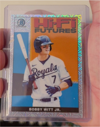 2022 Bowman Chrome Hi-Fi Futures #HIFI-5 Bobby Witt Jr. — front