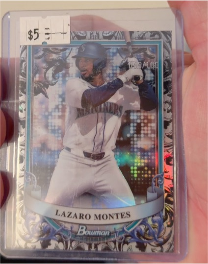 2024 Bowman Sterling #BSP-21 Lazaro Montes — front