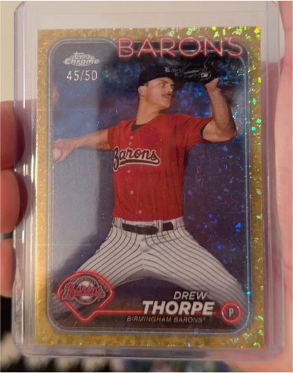 2024 Topps Chrome #45/50 Drew Thorpe — front