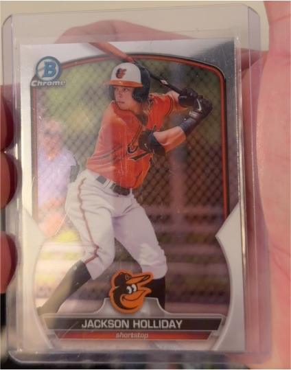 2023 Bowman Chrome Prospects #BCP-20 Jackson Holliday — front