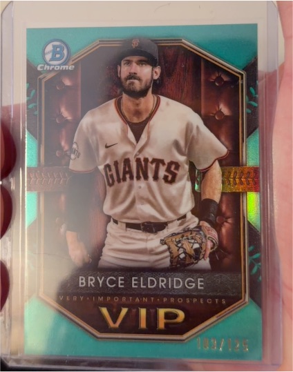 2025 Bowman Chrome #VIP-5 Bryce Eldridge — front