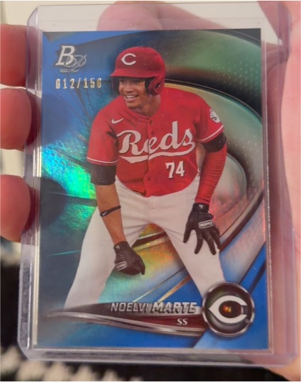 2022 Bowman Platinum #TOP-56 Noelvi Marte — front