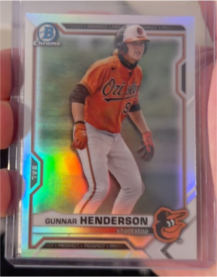 2021 Bowman Draft Chrome #BDC-175 Gunnar Henderson — front