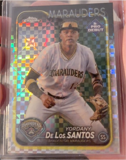2024 Topps Pro Debut Chrome #PDC-135 Yordany De Los Santos — front