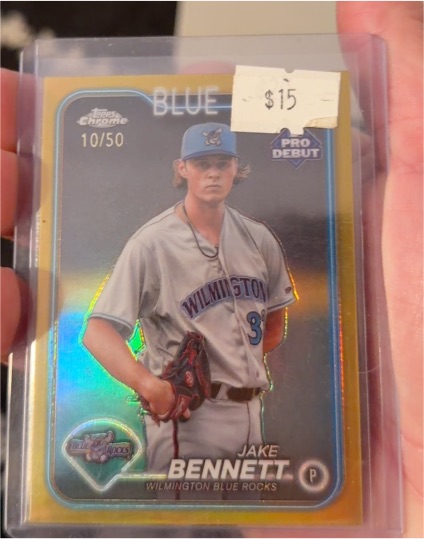 2024 Topps Pro Debut Chrome #195 Jake Bennett — front