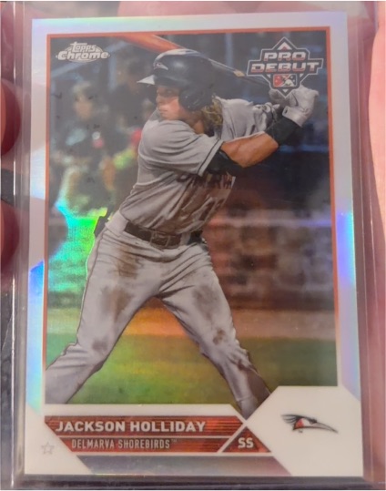 2023 Topps Pro Debut Chrome #PDC-7 Jackson Holliday — front