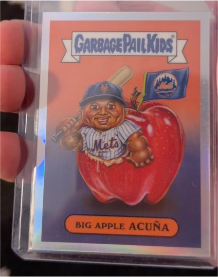 2024 Bowman Chrome Garbage Pail Kids Big Apple Acuña — front