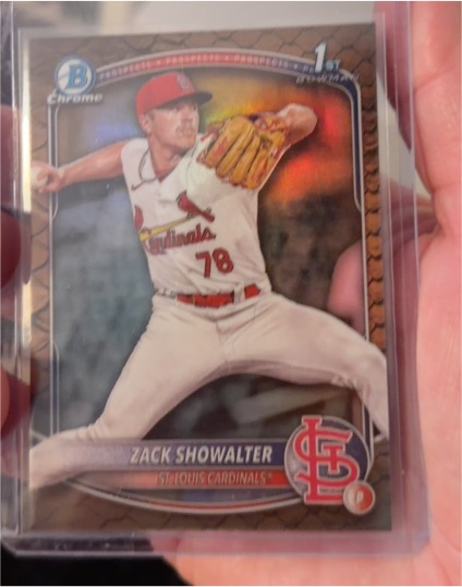 2025 Bowman Chrome #BCP-74 Zack Showalter — front