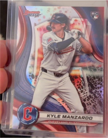 2024 Bowman's Best #22 Kyle Manzardo — front