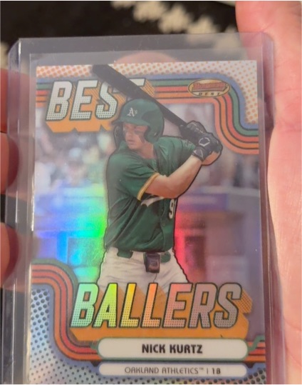 2024 Bowman's Best #BB-13 Nick Kurtz — front
