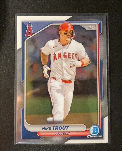 2024 Bowman Chrome #82 Mike Trout — front