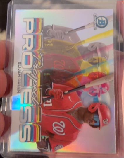 2023 Bowman Chrome Prospect Process #PRP-10 Elijah Green — front