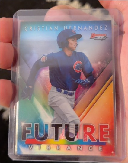 2021 Bowman's Best #BFV-24 Cristian Hernandez Future Vibrance — front