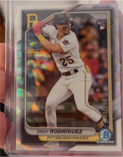 2024 Bowman Chrome #97 Endy Rodriguez — front