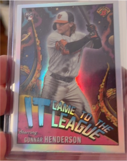 2023 Bowman Chrome It Came to the League #CFL-2 Gunnar Henderson — front