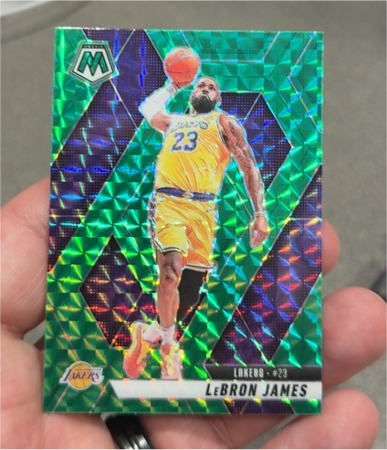 2024-25 Panini Mosaic #180 LeBron James — front