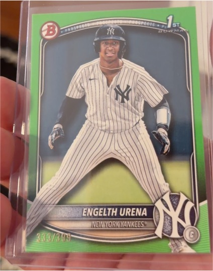 2025 Bowman Prospects #BP-16 Engelth Urena — front