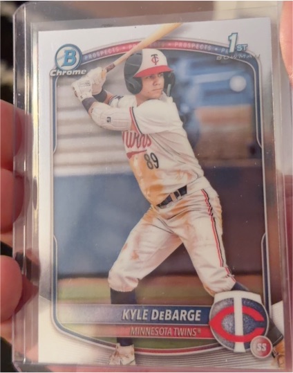 2025 Bowman Chrome #BCP-139 Kyle DeBarge — front