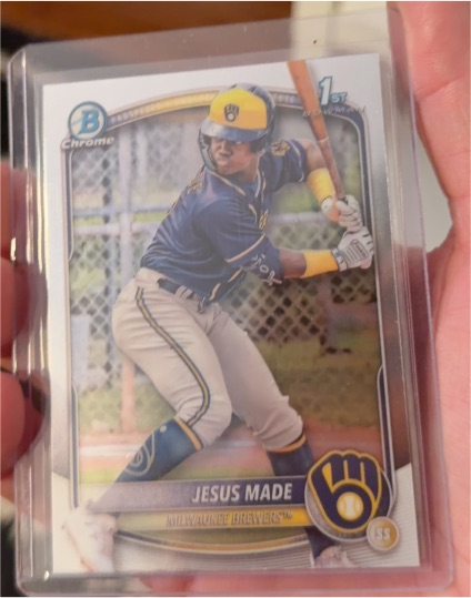 2025 Bowman Chrome #BCP-50 Jesus Made — front